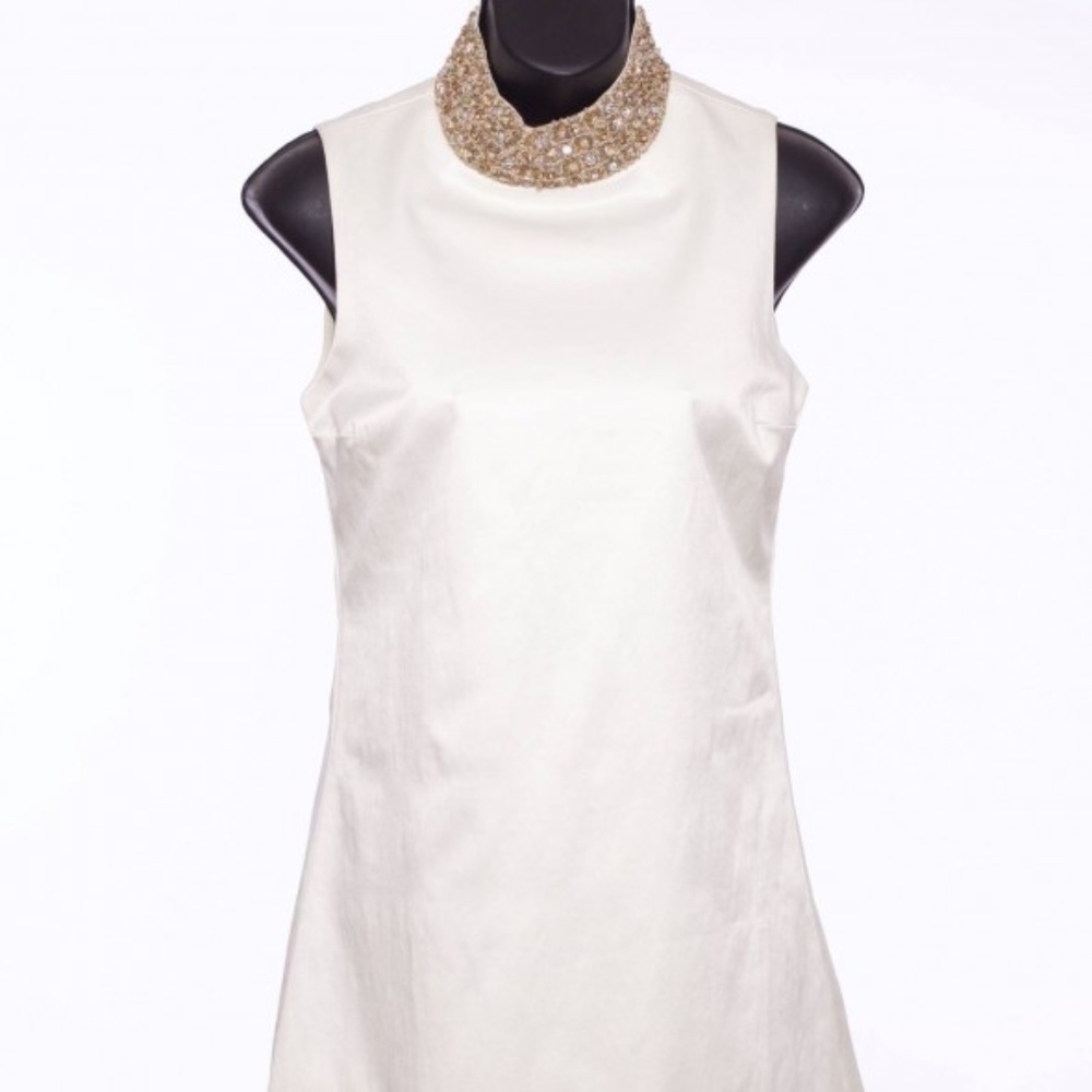 ALICE + OLIVIA WHITE DRESS